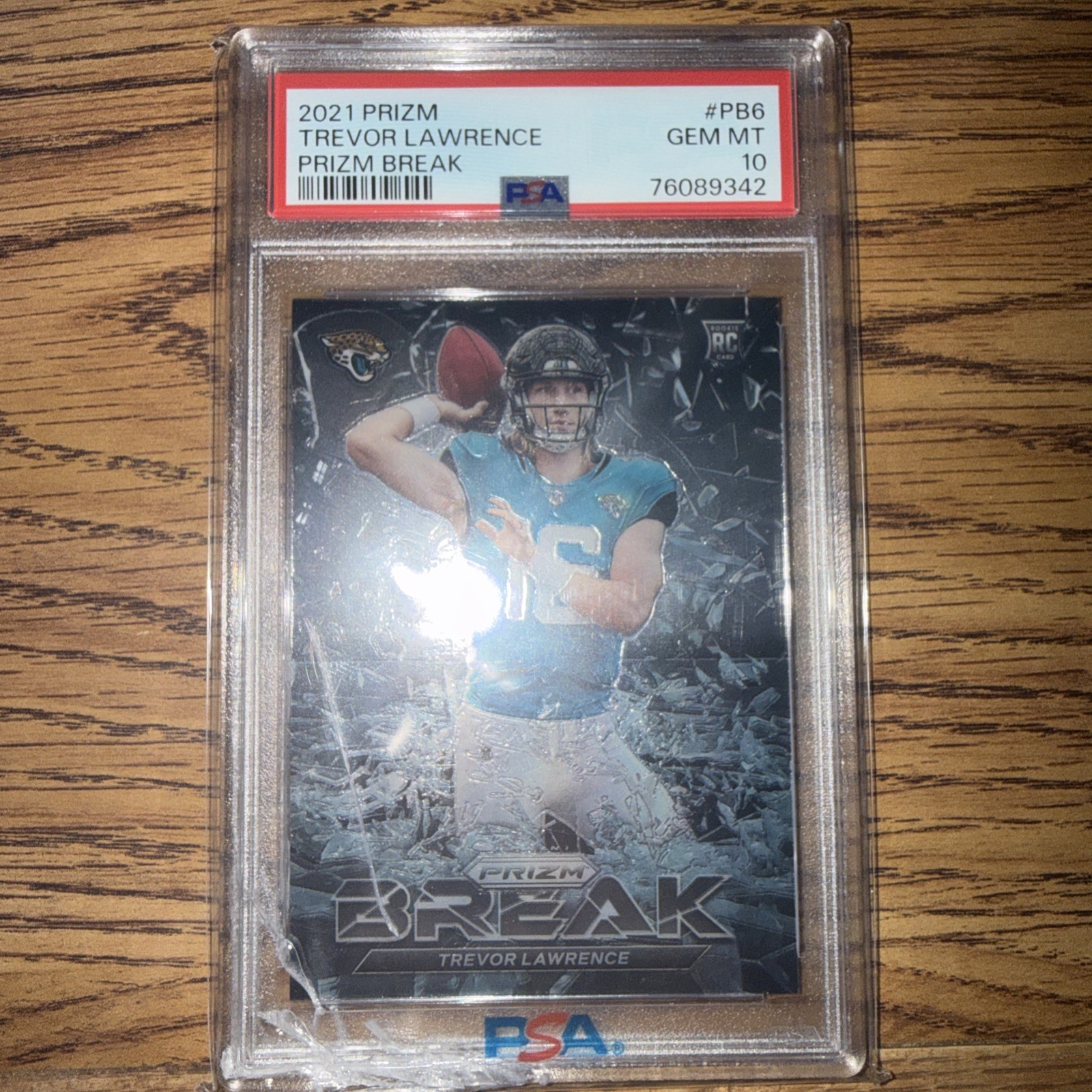 Trevor Lawrence Panini Prizm Break #PB6 Base