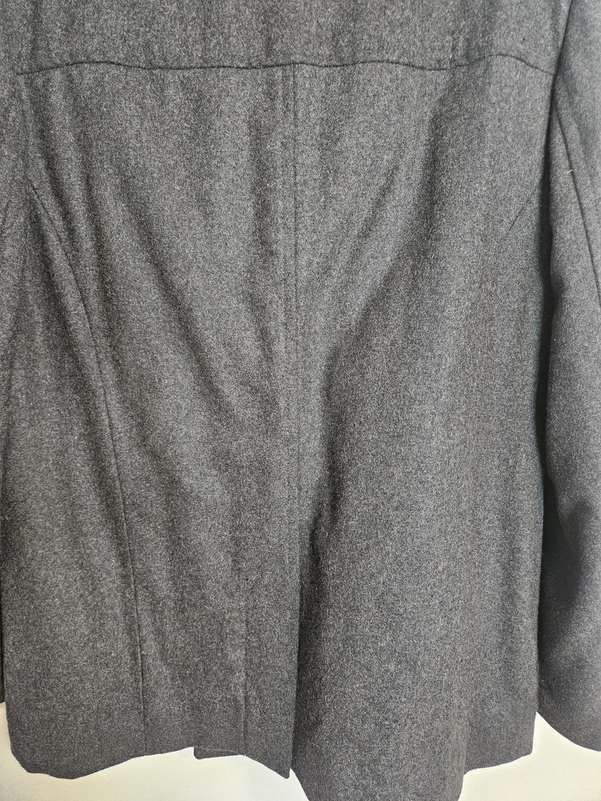 JF J.Ferrar Men Gray Modern Fit Double Breasted Pea Coat Jacket Size L NWOT/Min - product detail image 8