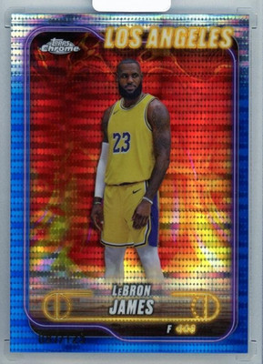 2025 TOPPS Chrome Lebron James #22【087/125】 Los Angeles Lakers