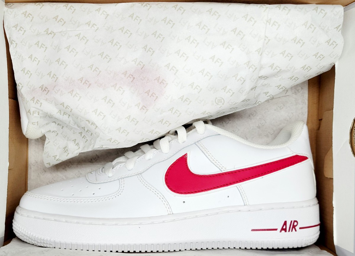 Nike Air Force 1 07 Low Gym Red/White Sz 8.5 Women's | eBay