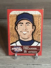 2012 Panini Triple Play Sticker Baseball Card Justin Verlander 24