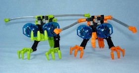 2001 Lego Bionicle Rahi 8537 NUI-RAMA Flying Technic Insects - Complete Figures