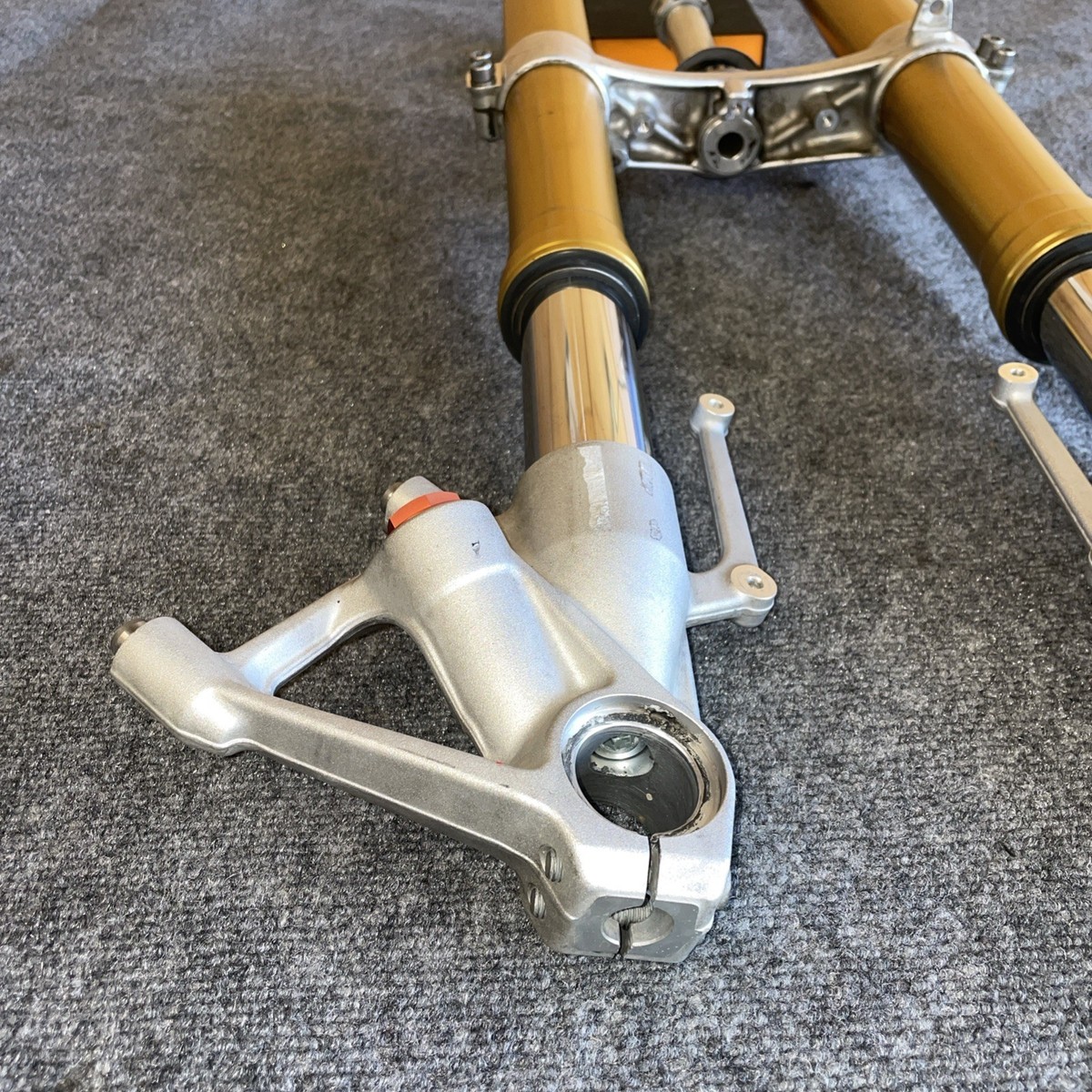 09-14 BMW S1000RR OEM FRONT FORKS SHOCK SUSPENSION PAIR TRIPLE