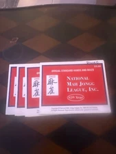 2022 National Mah Jongg League Card/Rule Standard  Print  Set of 4