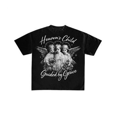 Heaven's Child Guided by Grace Angel Tee
