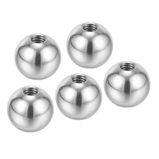 M6x18mm Ball Nuts Knob, 5 Pcs Thread Blind Hole Screw Cap Cover, Silver