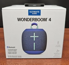 Ultimate Ears WONDERBOOM 4 Blue Portable Waterproof Wireless Bluetooth Speaker
