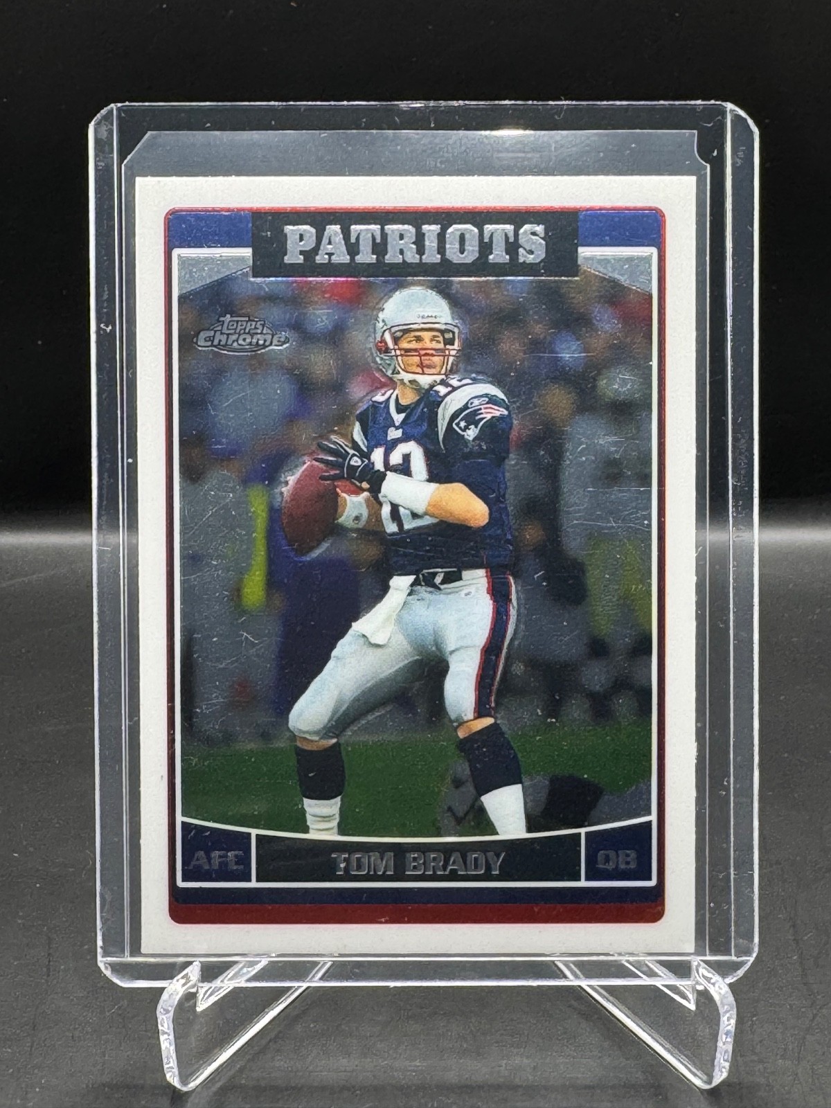 2006 TOPPS CHROME!  TOM BRADY!  NEW ENGLAND PATRIOTS!  #106