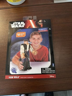 NEW Star Wars Blueprint Han Solo paper craft 12 inch