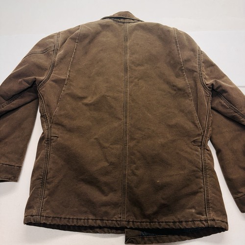 Vintage Carhartt C58 CHT Brown Blanket Lined Chore Barn Jacket Size L Heavy - Picture 8 of 10