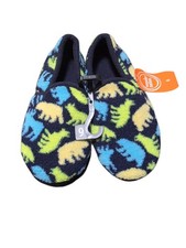 Wonder Nation Boy's Faux Sherpa Forest Animal Slippers Size 6y 24cm