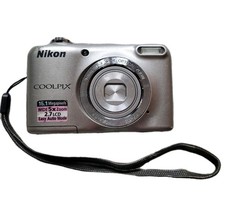 Nikon Coolpix L26 16.1MP Digital Camera - Silver - FOR PARTS/REPAIR - Lens Error