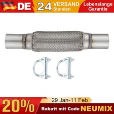 Flexrohr für VW Polo 9N 1.2 1.4 Montage 45 x 200 / 320 mm ohne Ernaswaitsmerqxae