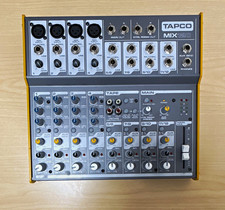 Tapco Mix 120 12-channel Compact Mixer 4 Mic8 Line Phantom Power Eq Xlr