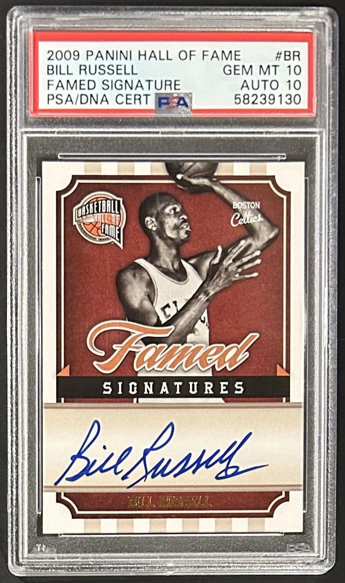 その他 topps bowman Bill Russell auto card Bill Russell Autographed Basketball Trading Cards for sale | eBay
