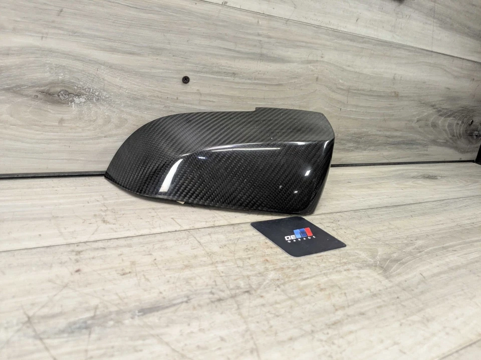 Tampa de espelho lateral esquerda driver fabricante de equipamento original BMW F22 F30 F32 F33 F36 F87 FIBRA DE CARBONO - Imagem 2 de 4