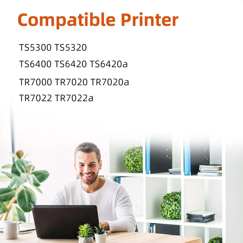 Cartuchos de tinta 2PK compatíveis Canon PG-260XL CL-261XL para PIXMA TS6420a TS5320 - Imagem 2 de 4