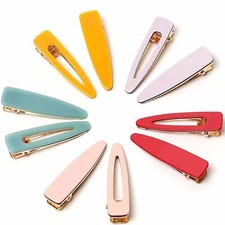 10Pcs Acrylic Resin Hair Barrettes DucKbill Alligator Hair Clips for Women Girls