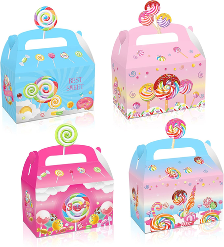 A Cadylad Party Favor Treat Box 12 Pack Cadylad Goodie Gift Boxes Colorful Sweet - Picture 12 of 12