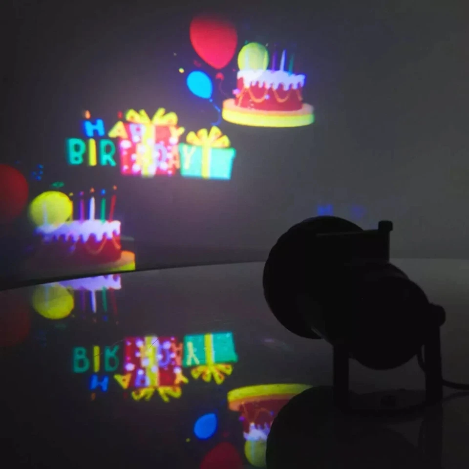 GLOW BRIGHTS LASER LIGHT PROIETTORE LUCI DI NATALE PROIETTORE LASER NATALE NEW - Immagine 2 di 4