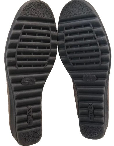 The Flexx Womens Leather Ballet Flats Size 39 EU 8 US Metallic Slip On Round Toe - Picture 8 of 8