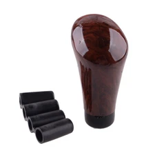 Universal Walnut Wood Grain Car Gear Head Manual Gear Shift Lever Stick Knob