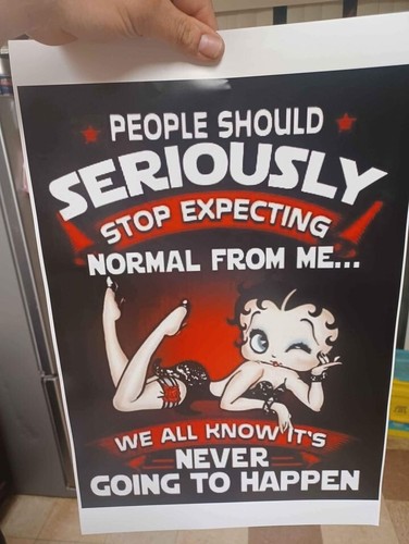 Betty Boop 12"X 18" Poster