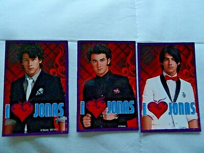 Jonas Brothers ''I Heart Jonas'' Kühlschrankmagnete aus der Disney TV Serie JONAS
