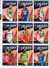 2018 19 Panini Donruss Basketball ALL HEART INSERT You Pick LEBRON CURRY WALL +