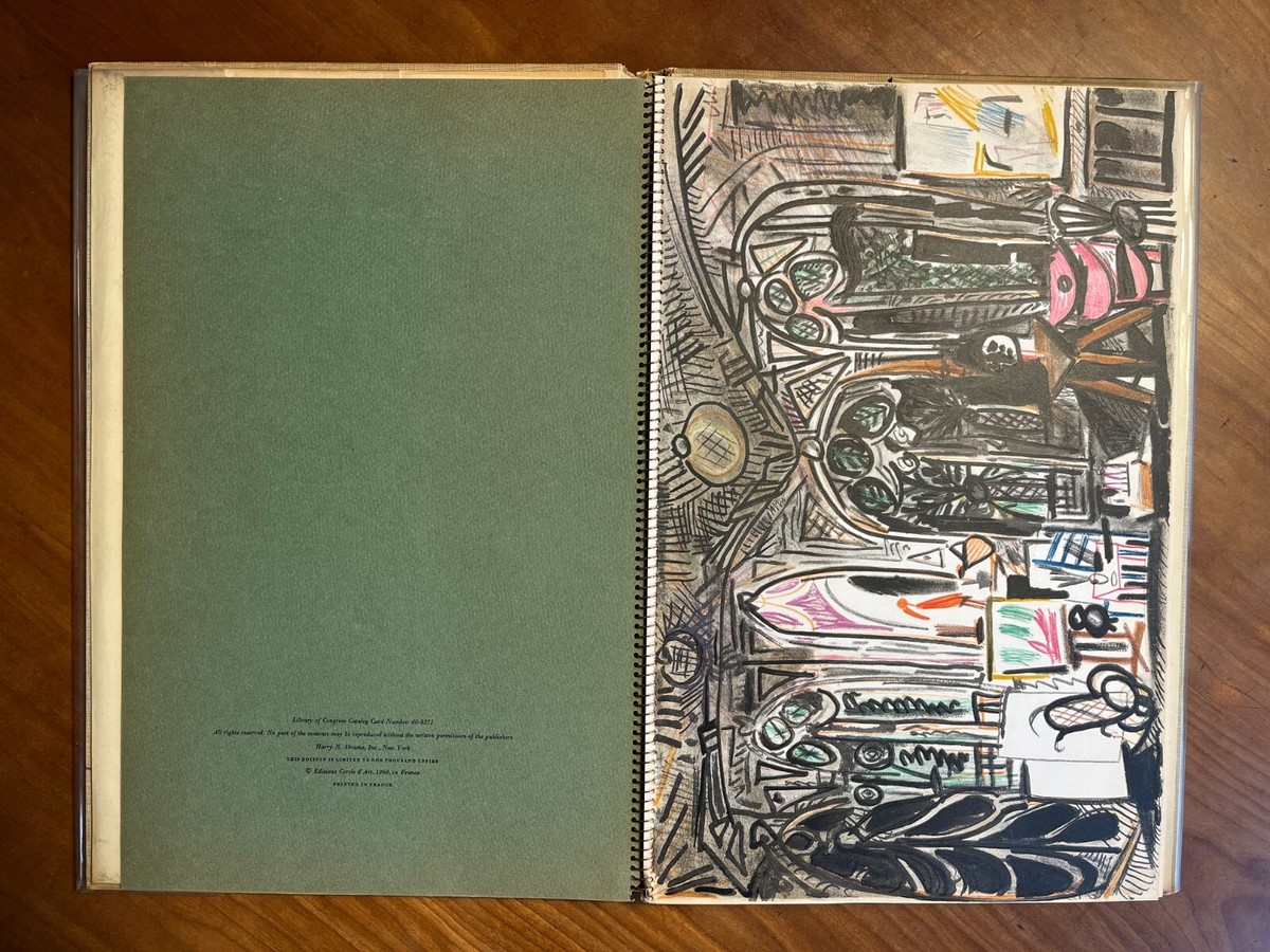 PICASSO'S SKETCHBOOK (CARNET DE LA CALIFORNIE 1955-1956) | eBay