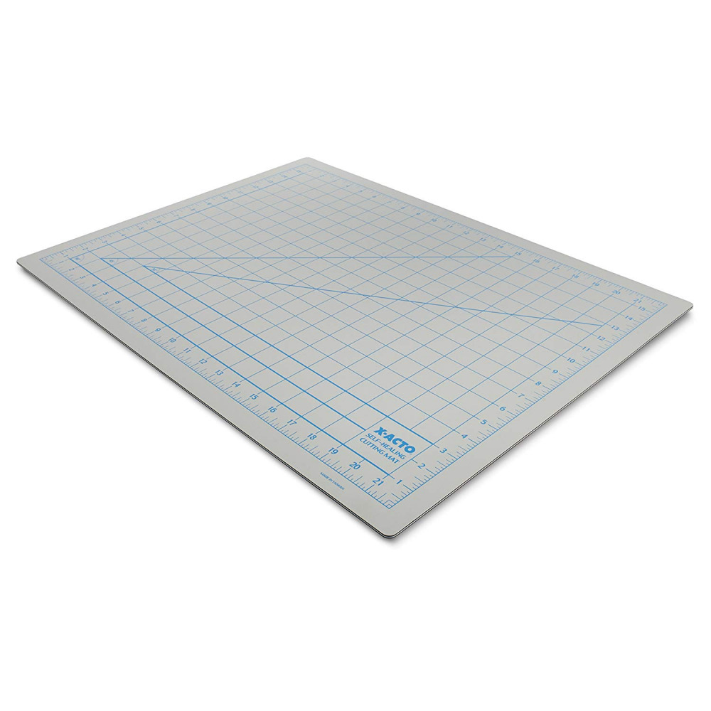 Cutting Mat Self Healing with Non Stick Bottom 1 Inch Grid Pattern 18x24 Inches