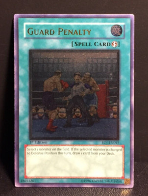 Guard Penalty 1. Auflage | Ultimate Rare | EOJ | leicht bespielt | Yu-Gi-Oh