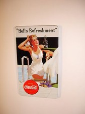 Coca Cola Embossed Magnet - "Hello Refreshment" by Andre Rooney