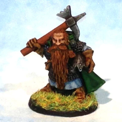 Dwarf Warchief 28mm Metal Unpainted
