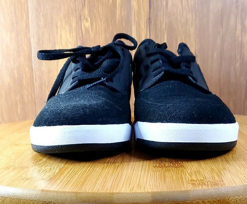 Nike SB Fokus Youth 5.5 Shoes Black Faux Suede Leather Skateboard GS 749478-004 - Picture 4 of 6