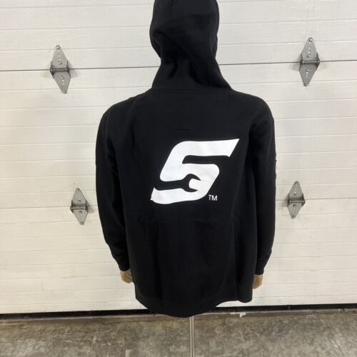 Snap On Licensed Adult Black Pullover Hooded Sweatshirt Hoodie - Picture 3 of 10