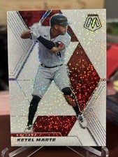 Ketel Marte 2021 Panini Mosaic White Sparkle Prizm  SP - Diamondbacks