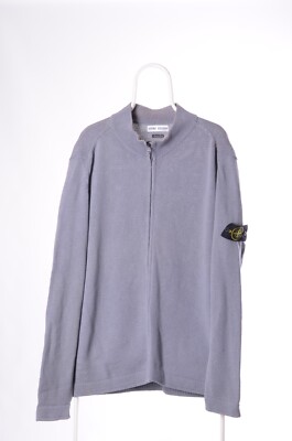 Stone Island 2002 Vintage Cotton Zip Up Knit | eBay