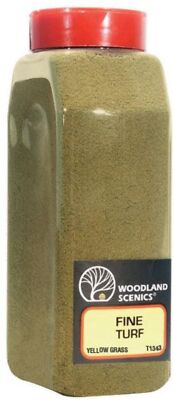 NEW Woodland Train Scenery Turf Fine Yellow Grass 32 oz T1343