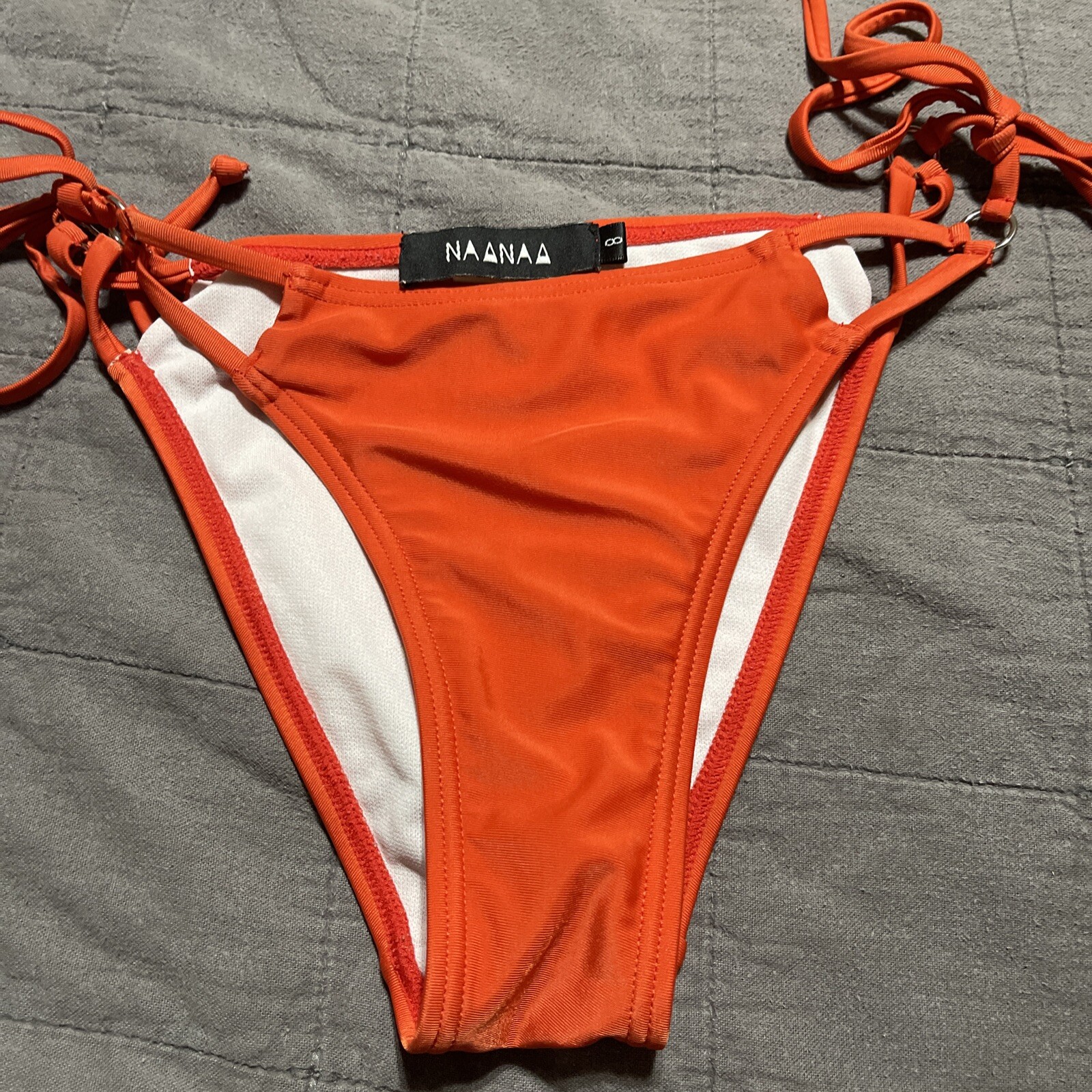 Naanaa String Bottoms  Adjustable Side Straps Bik… - image 2