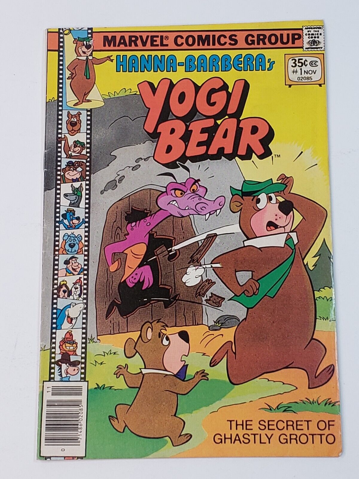 Hanna-Barbers'a Yogi Bear 1 Marvel Comics Bronze Age 1977