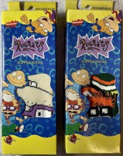 Vintage Nickelodeon Rugrats Novelty Socks 2 Pairs 1999