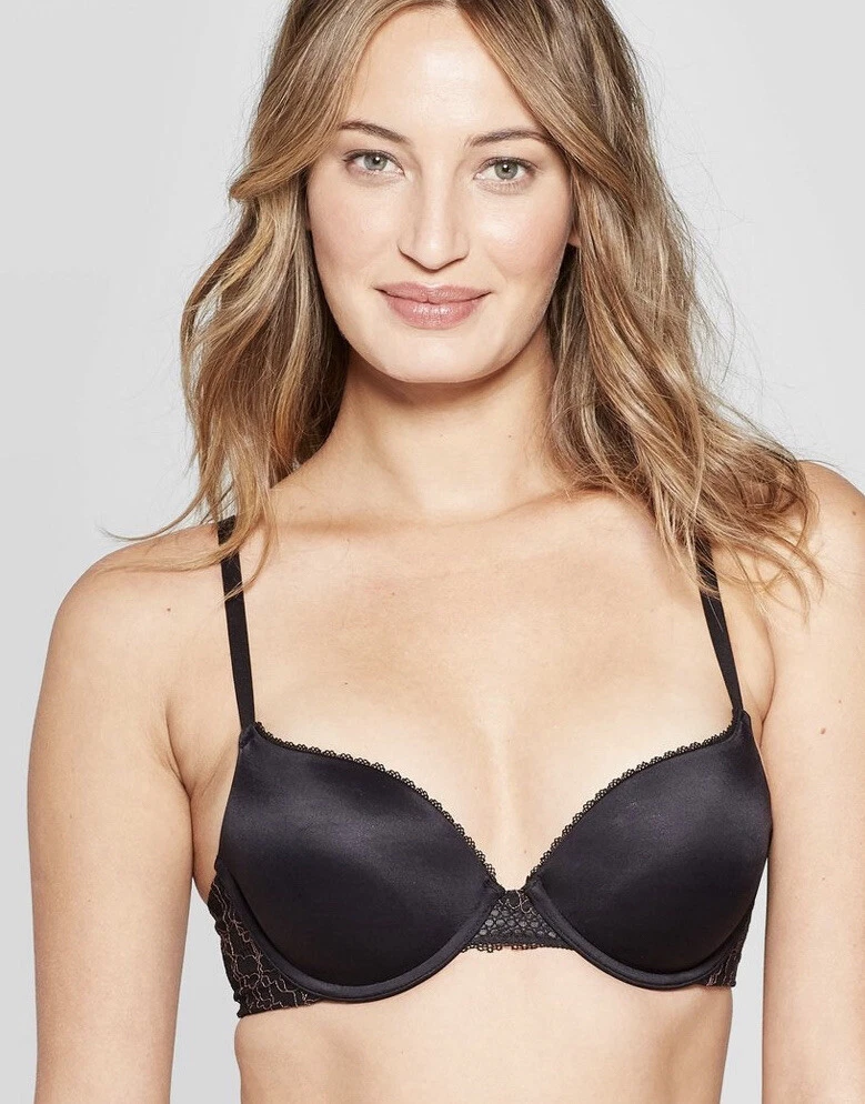 Auden Women's Push Up Strapless Bra Black 34C – Biggybargains