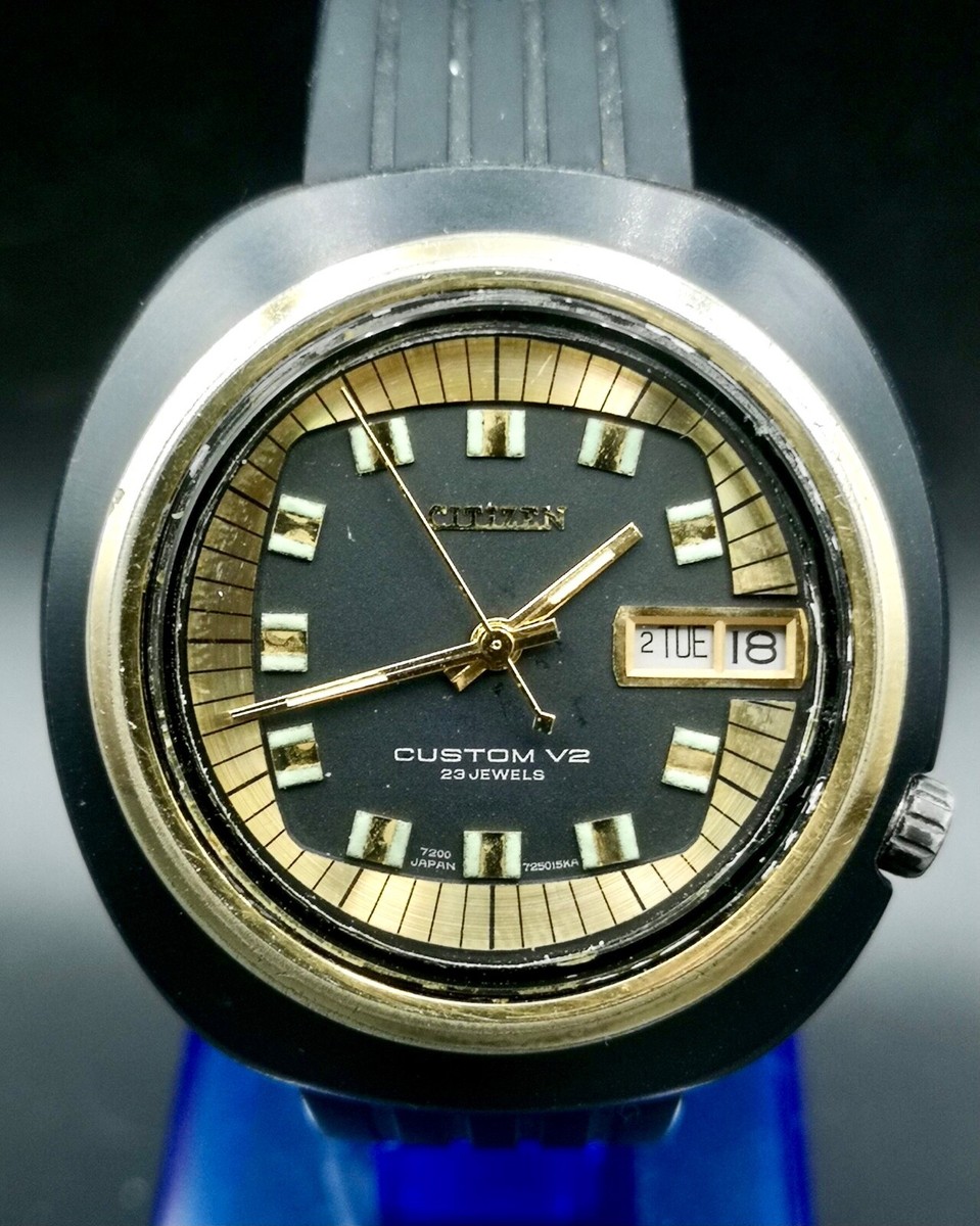 CITIZEN custom v2 23jewels 稼動品 Vintage and Rare Citizen Custom V2 Automatic Men's watch. 23