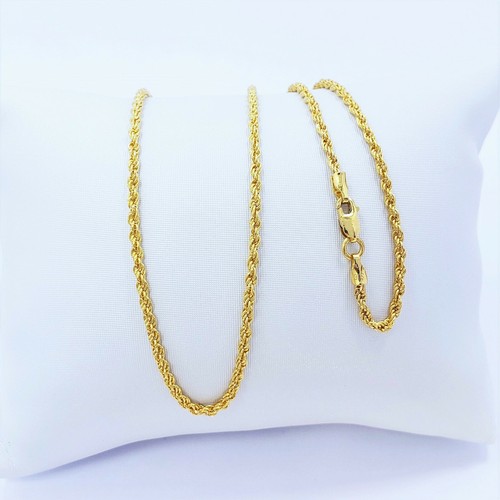 Genuine 22 Karat Gold Rope Chain 