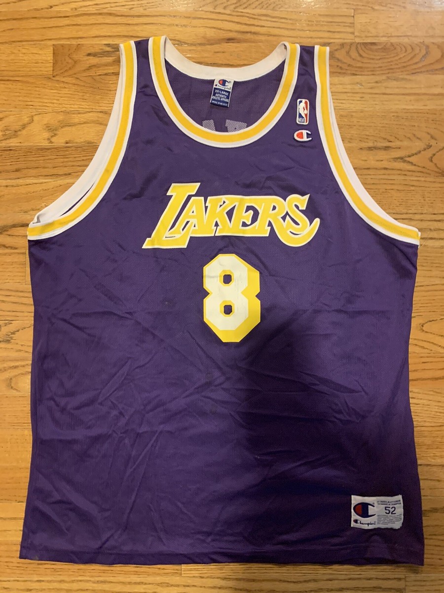 Vintage 90s Champion Lakers #8 Kobe Bryant Rookie Jersey Vintage 90s Champion Lakers #8 Kobe Bryant Rookie Jersey