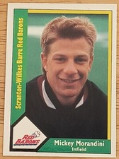 1990 CMC Mickey Morandini #240 Scranton/Wilkes-Barre Red Barons AAA Prospect