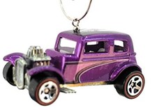 Christmas Ornament for 1932 Ford Vicky Purple
