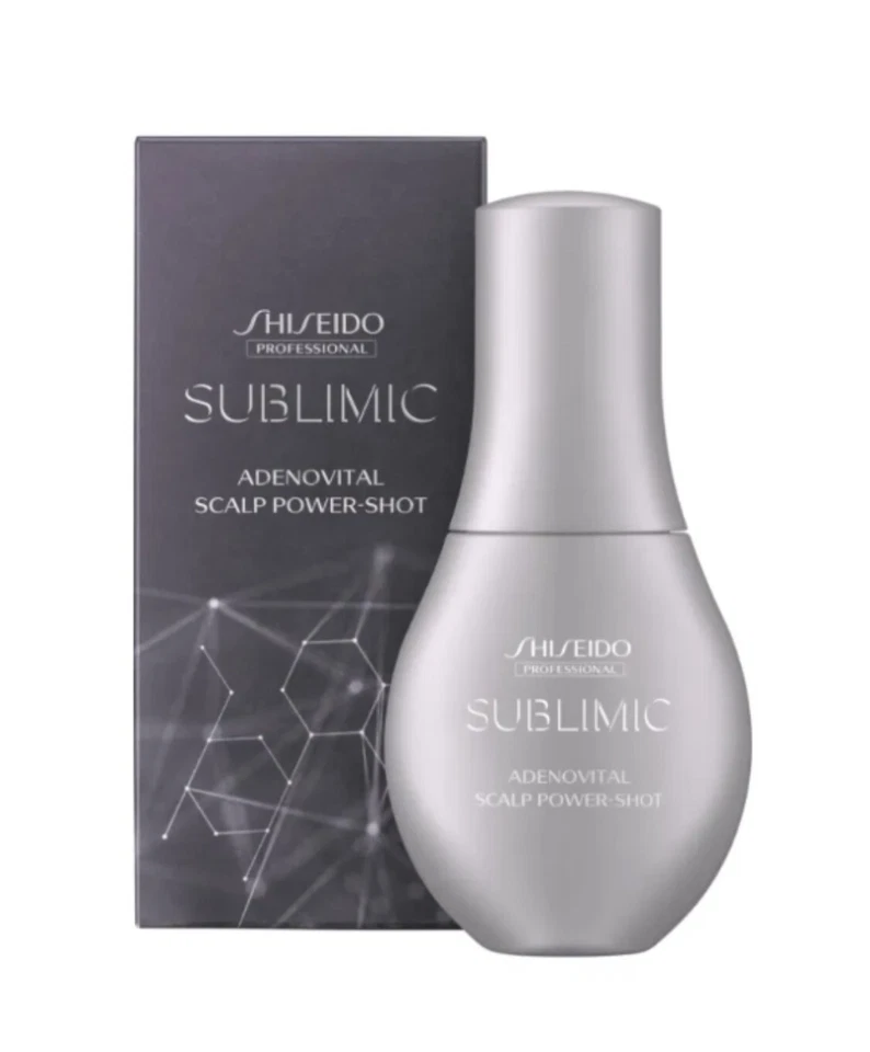 Shiseido Sublimic Adenovital Scalp Power Shot 120 ml para adelgazamiento del cabello, Japón Foto 2 de 3