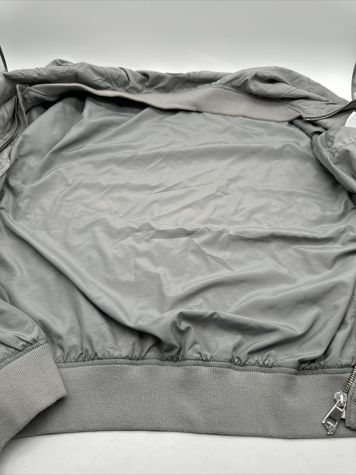 Versace Collection Gray Texture Wind Breaker Jack… - image 9